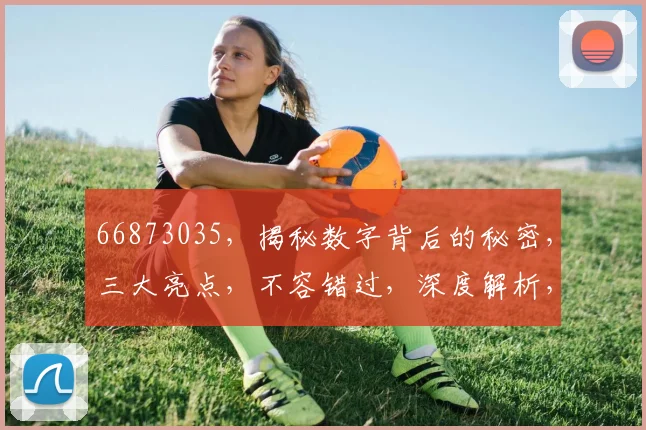 66873035，揭秘数字背后的秘密，三大亮点，不容错过，深度解析，精彩纷呈，必看